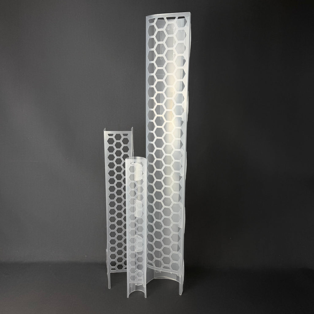PlantRise Poles - Moosstäbe Transparent 34-64cm