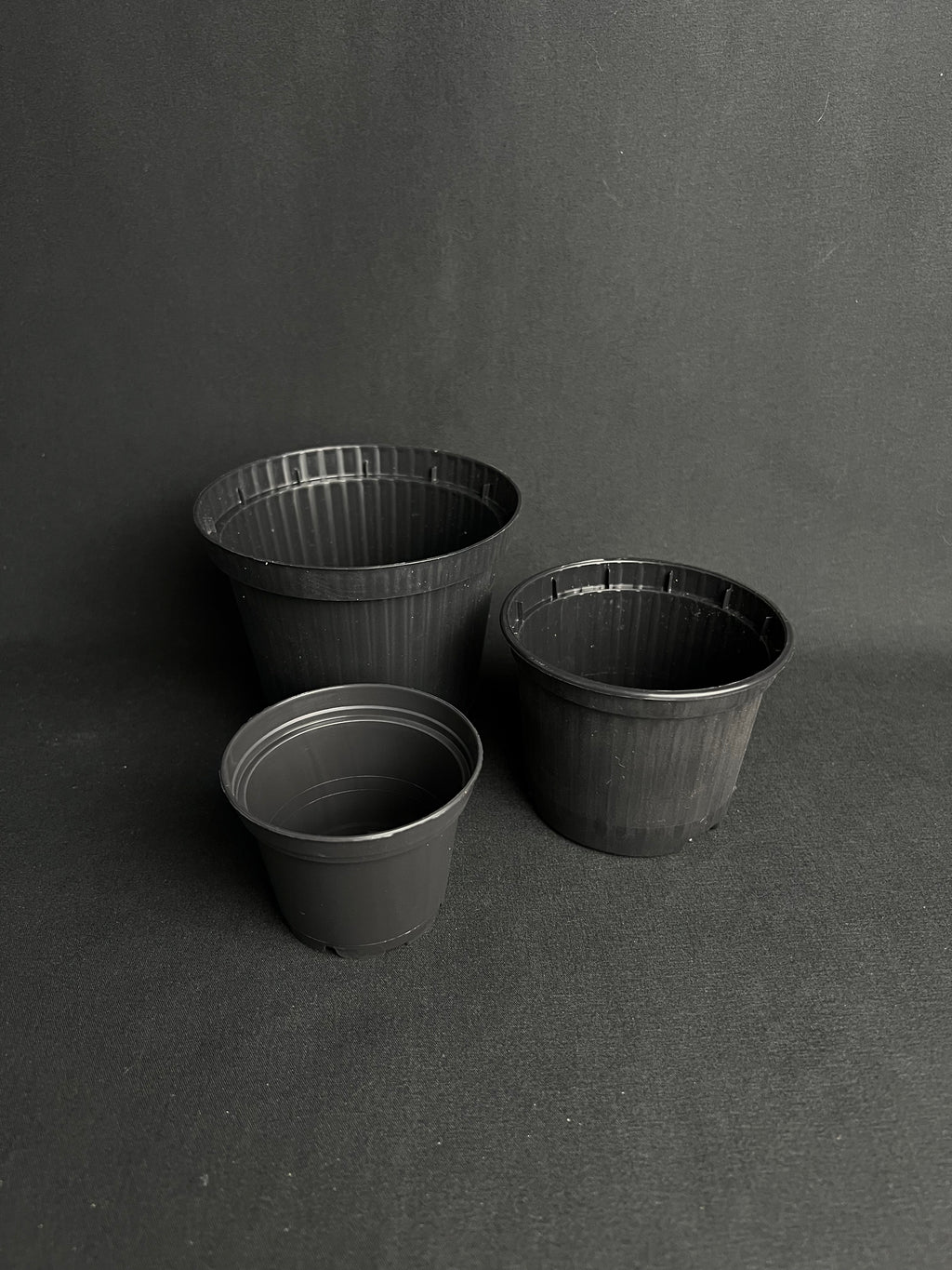 Töpfe schwarz 7-11cm
